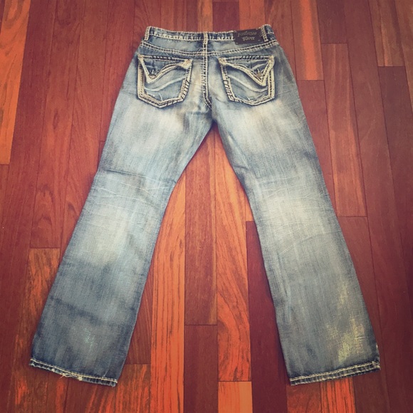 antique rivet mens denim jeans